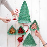 Lastra Holiday Figural Tree Two-part Server